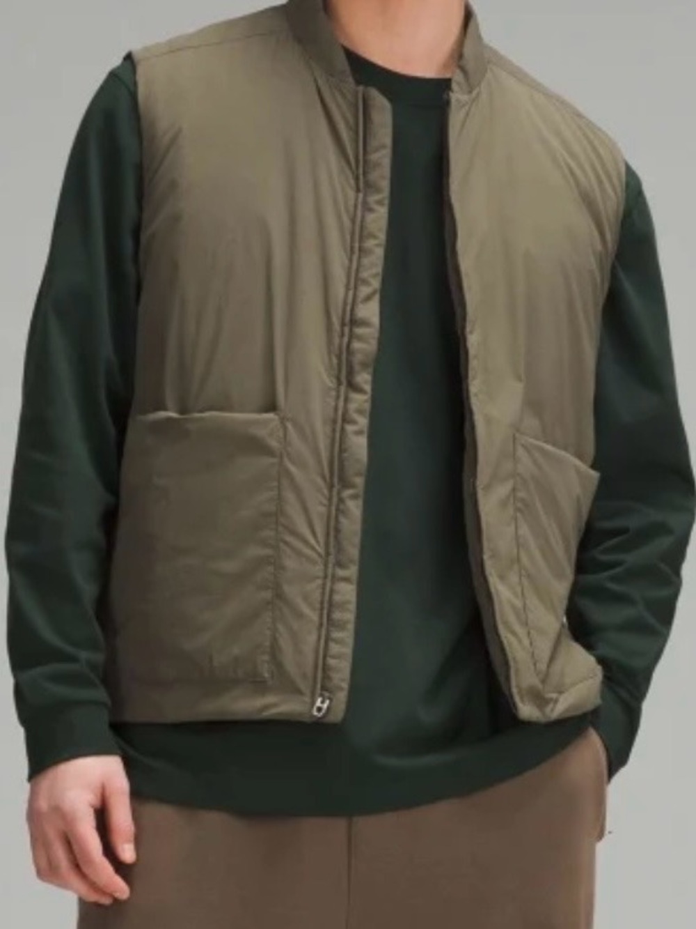 LULULEMON Primaloft Insulated Utility Vest in Army Green men’s sz XL